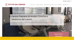 Desktop Screenshot of istitutosanlorenzo.net